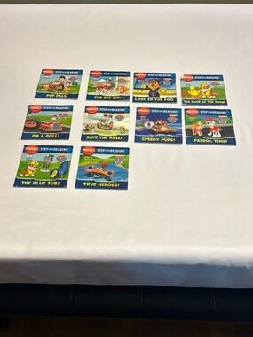 Phonics  Paw Patrol step into reading books
